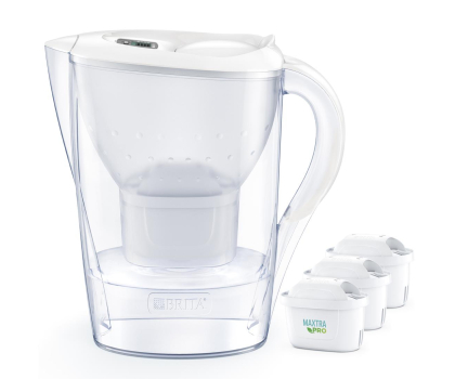 Wyposażenie kuchni BRITA Marella biały + 3 MAXTRA PRO Pure Performance